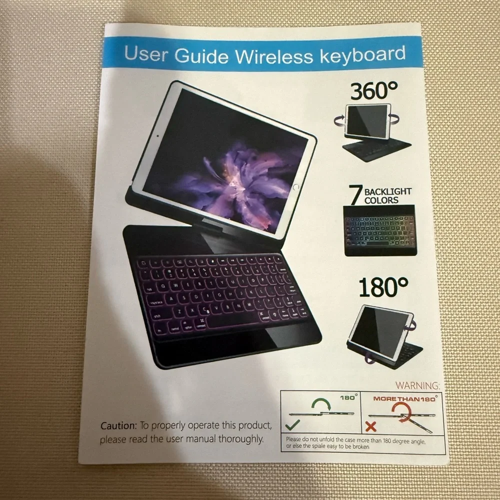 Sleek Black Tablet Keyboard with Protective Case